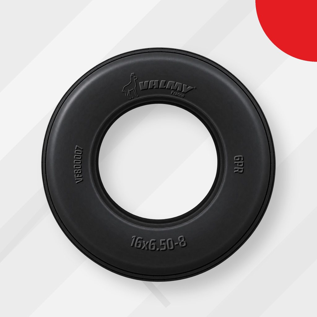 Pneu 16x6.50-8, réf. VF800007, Valmy France